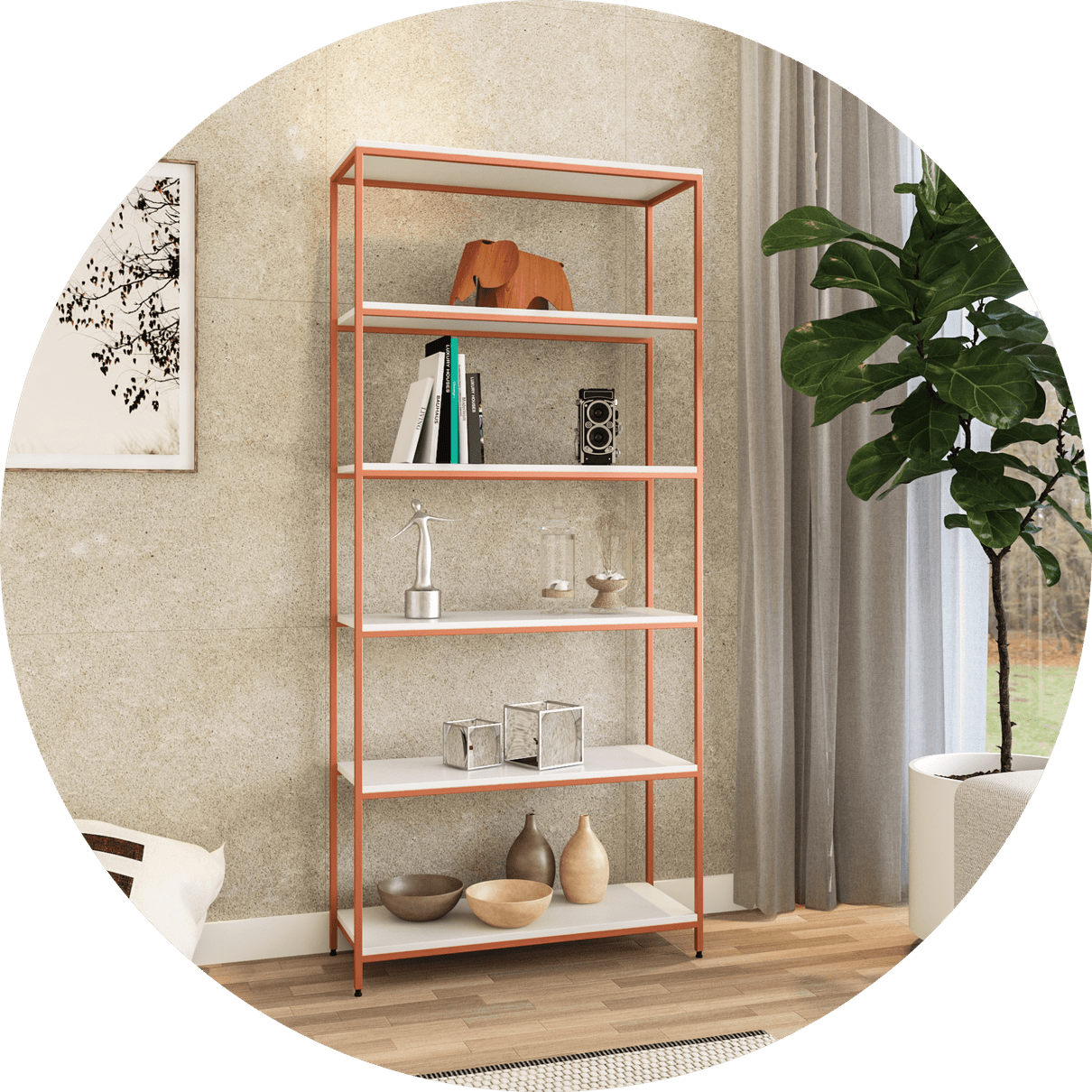 amb estante prateleira estilo reduzida