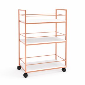carrinho de bebidas n01 rose gold prateleiras branco 1 1